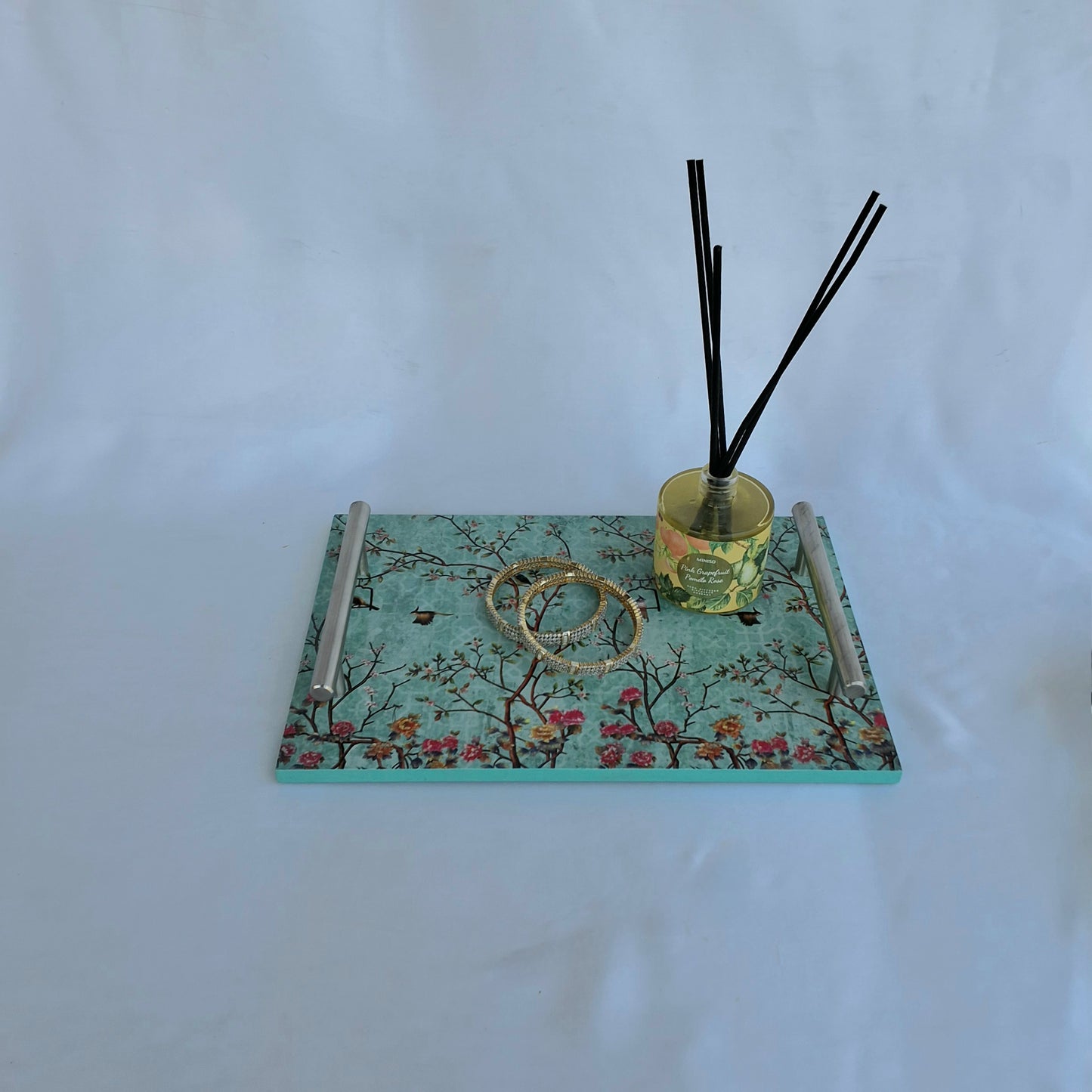The Turquoise Flair - Wooden Tray