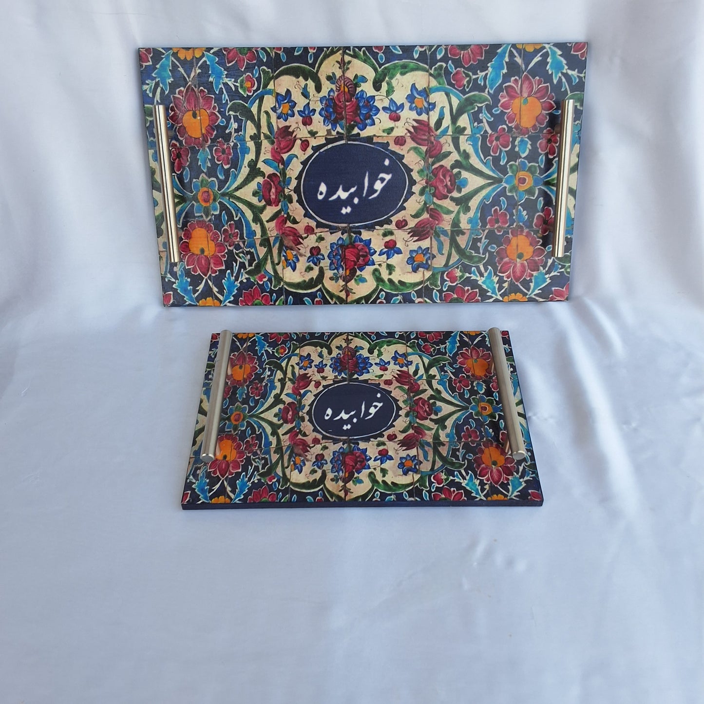 خوابیدہ (Khawabeeda) Wooden Tray