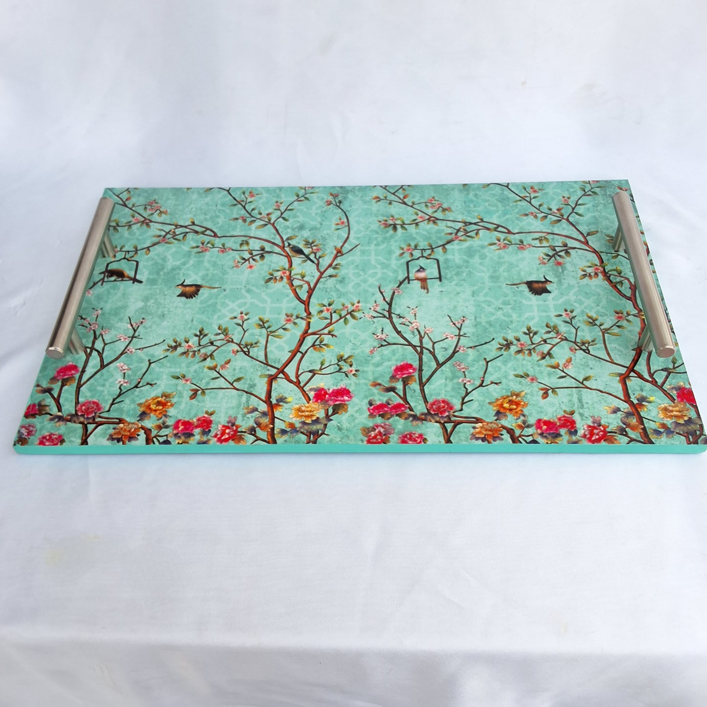 The Turquoise Flair - Wooden Tray