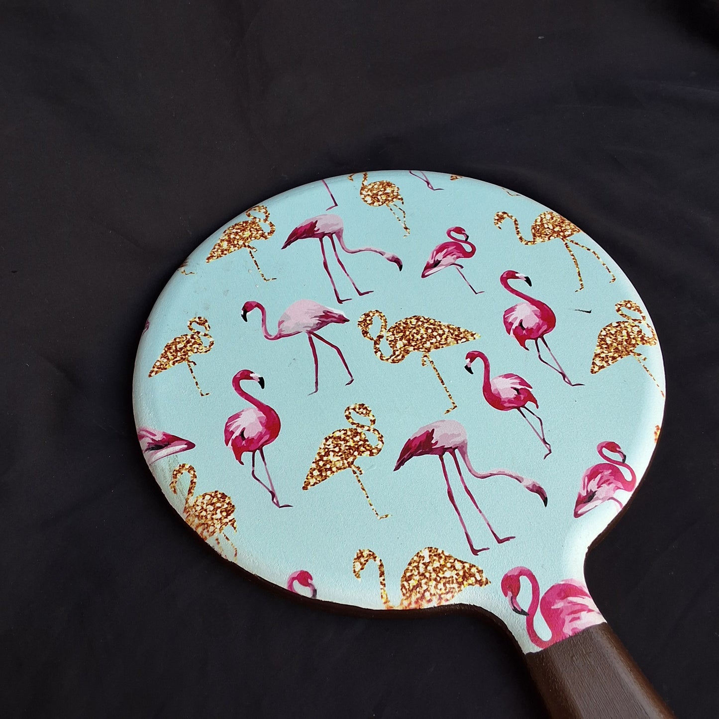 Flamingo Garden - Wooden Cheeseboard