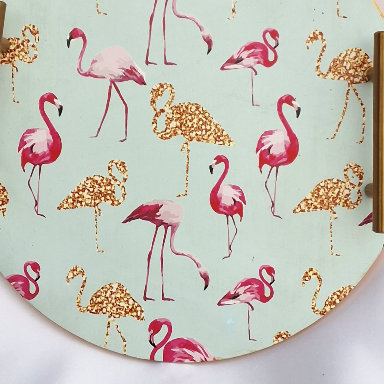 Flamingo Dreamscape Tray- Wooden Tray