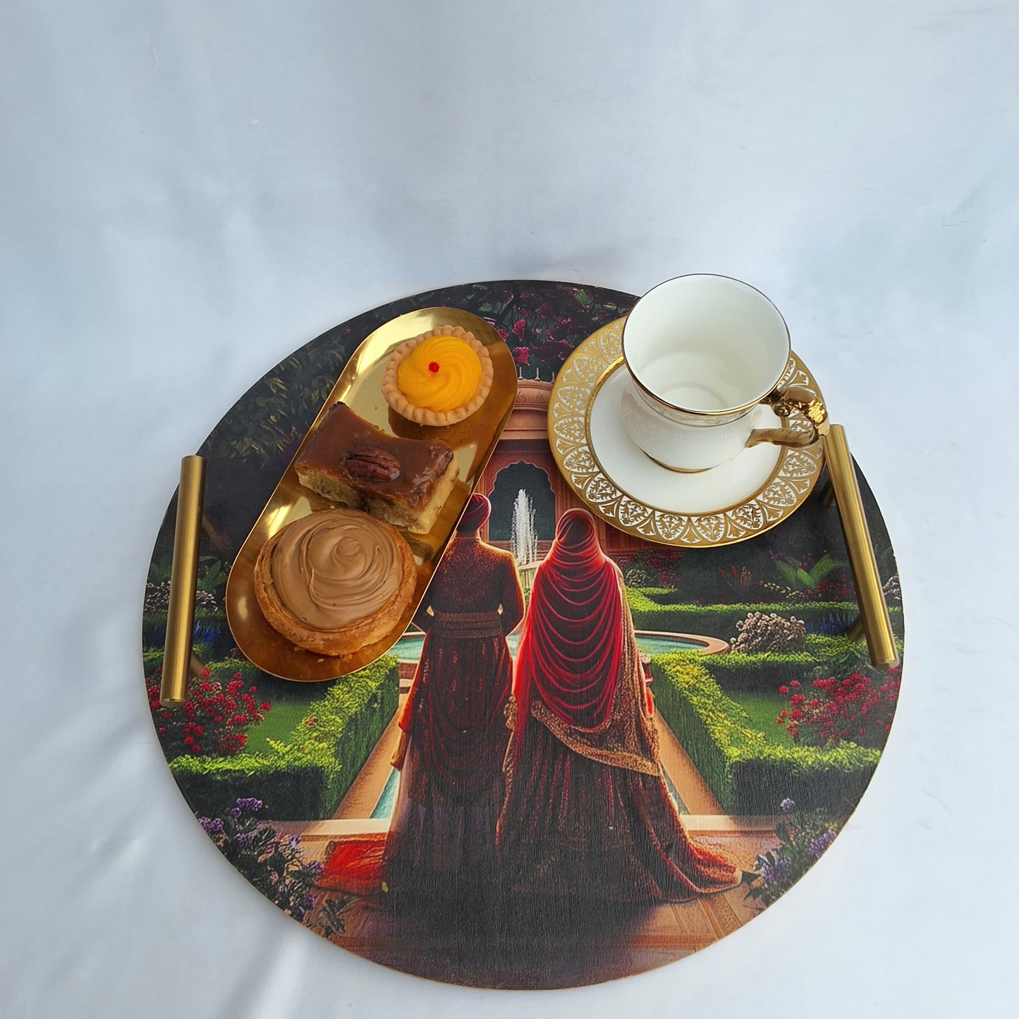 Mughal Garden Tray-Wooden tray