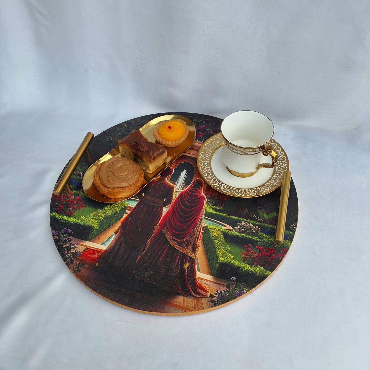 Mughal Garden Tray-Wooden tray