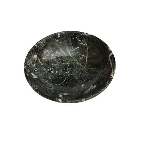 Black and White marble salad bowl. Serveware, Tableware