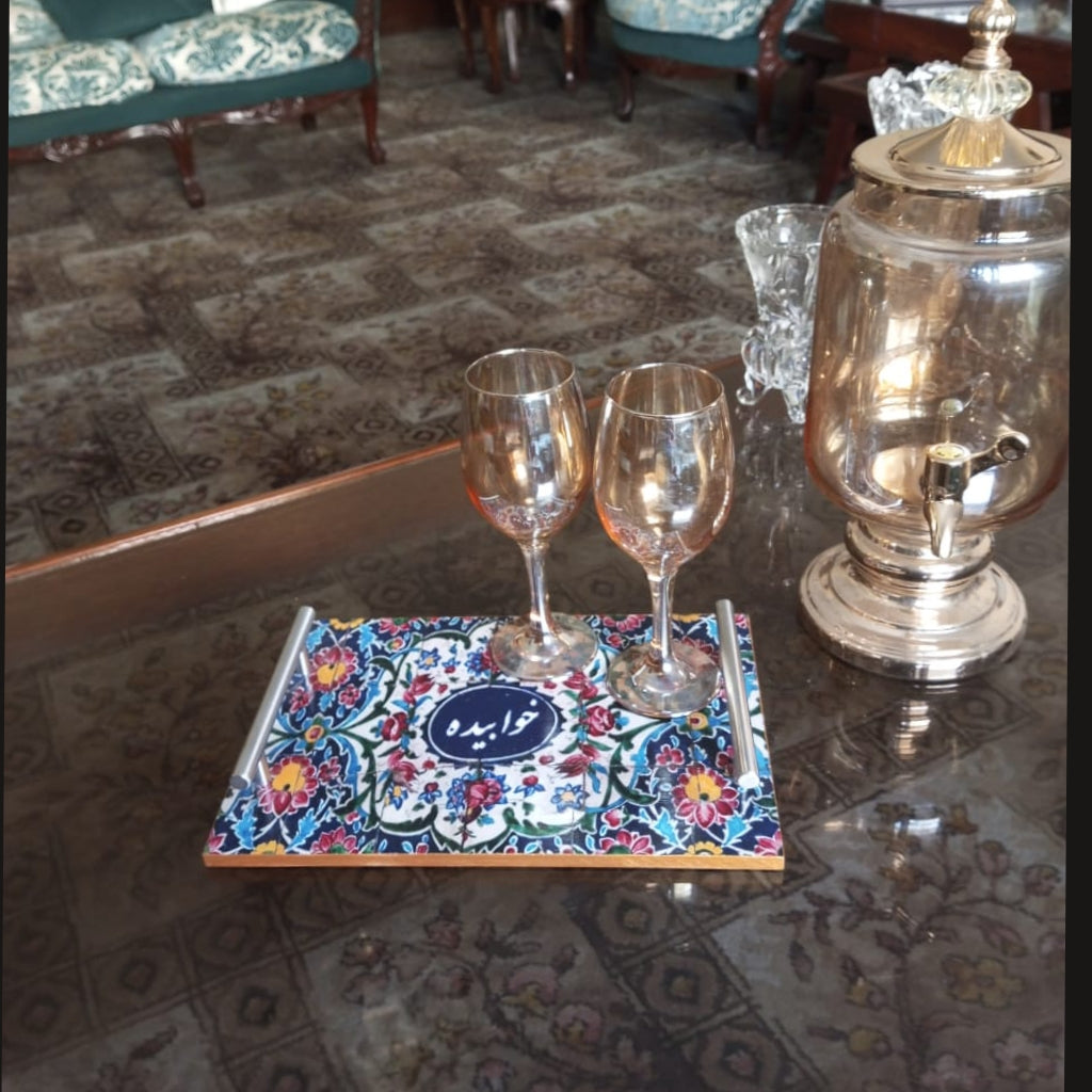 خوابیدہ (Khawabeeda) Wooden Tray