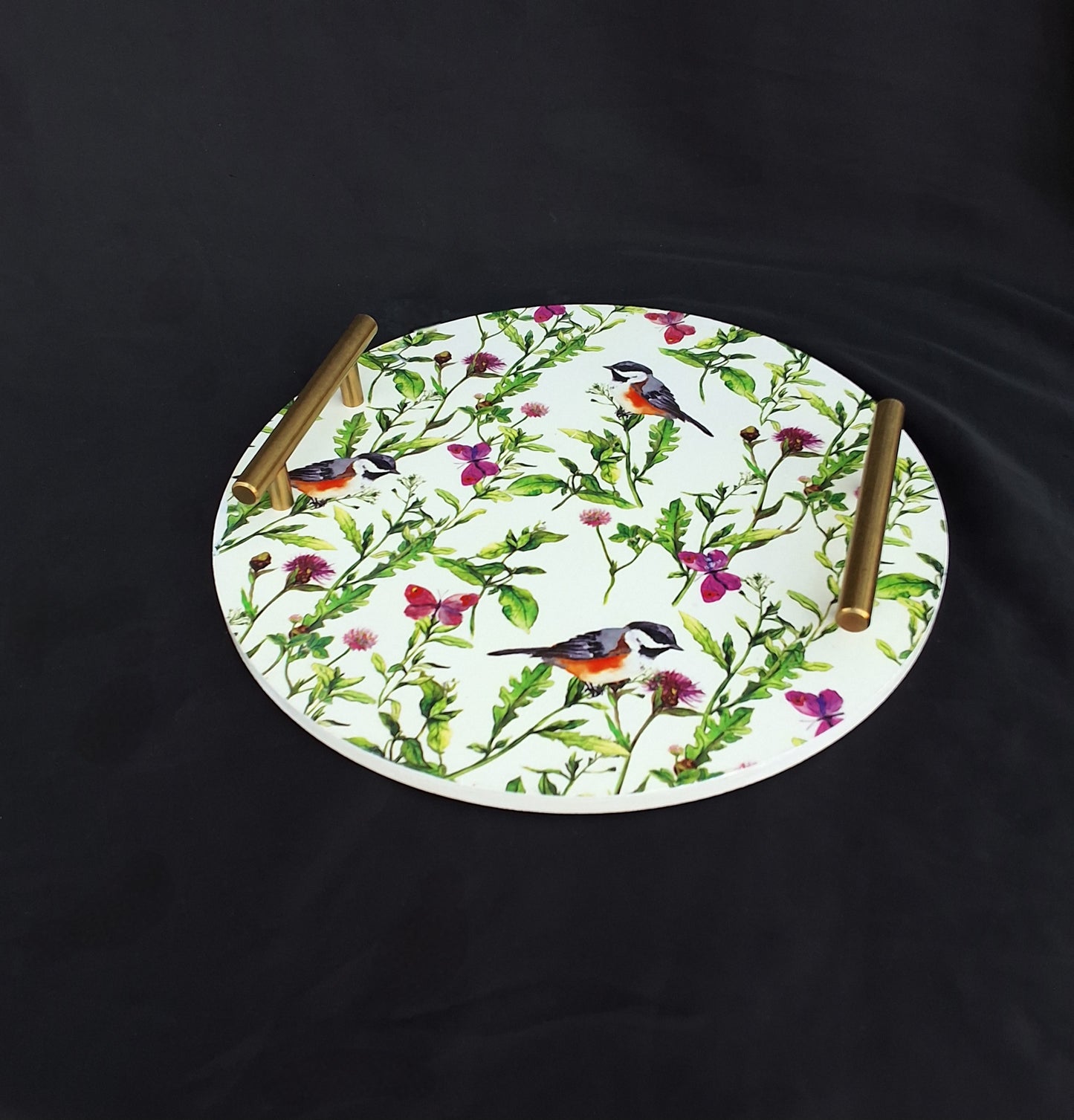 Digitally printed wooden tray in Pakistan. Can be used as serving tray or as decorative tray/ perfume tray / vanity tray. Perfect gift option.