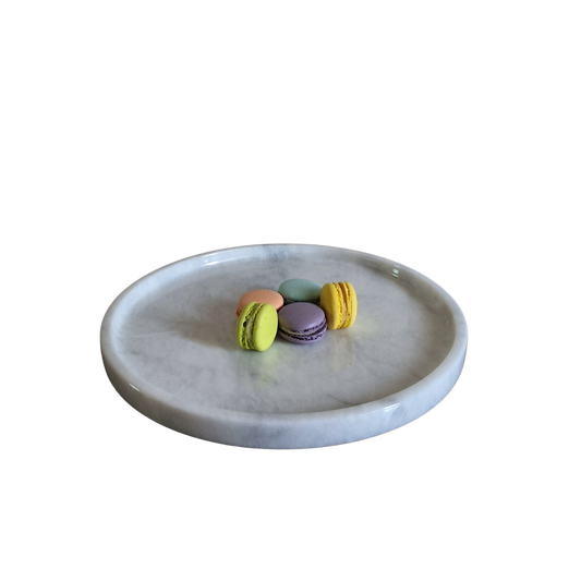 Ziarat White Marble Tray