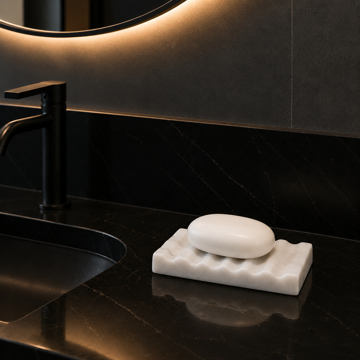 Marble/Travertine Soap dish