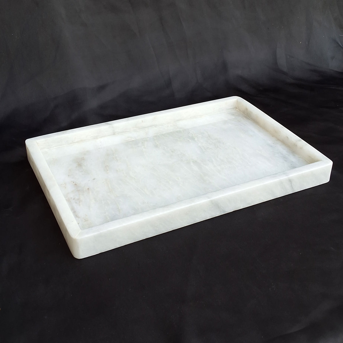 Ziarat White Marble Tray