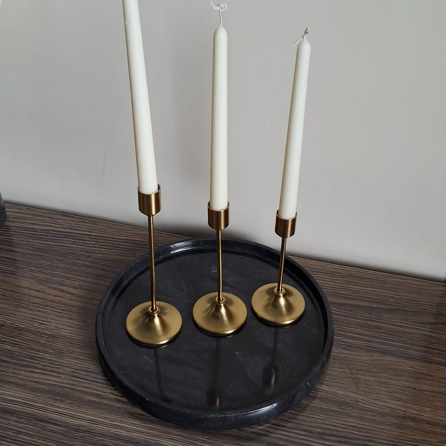 Golden Aura Candle Holders