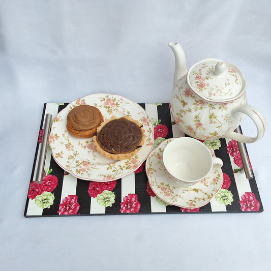 Petal Parade tray– Wooden tray