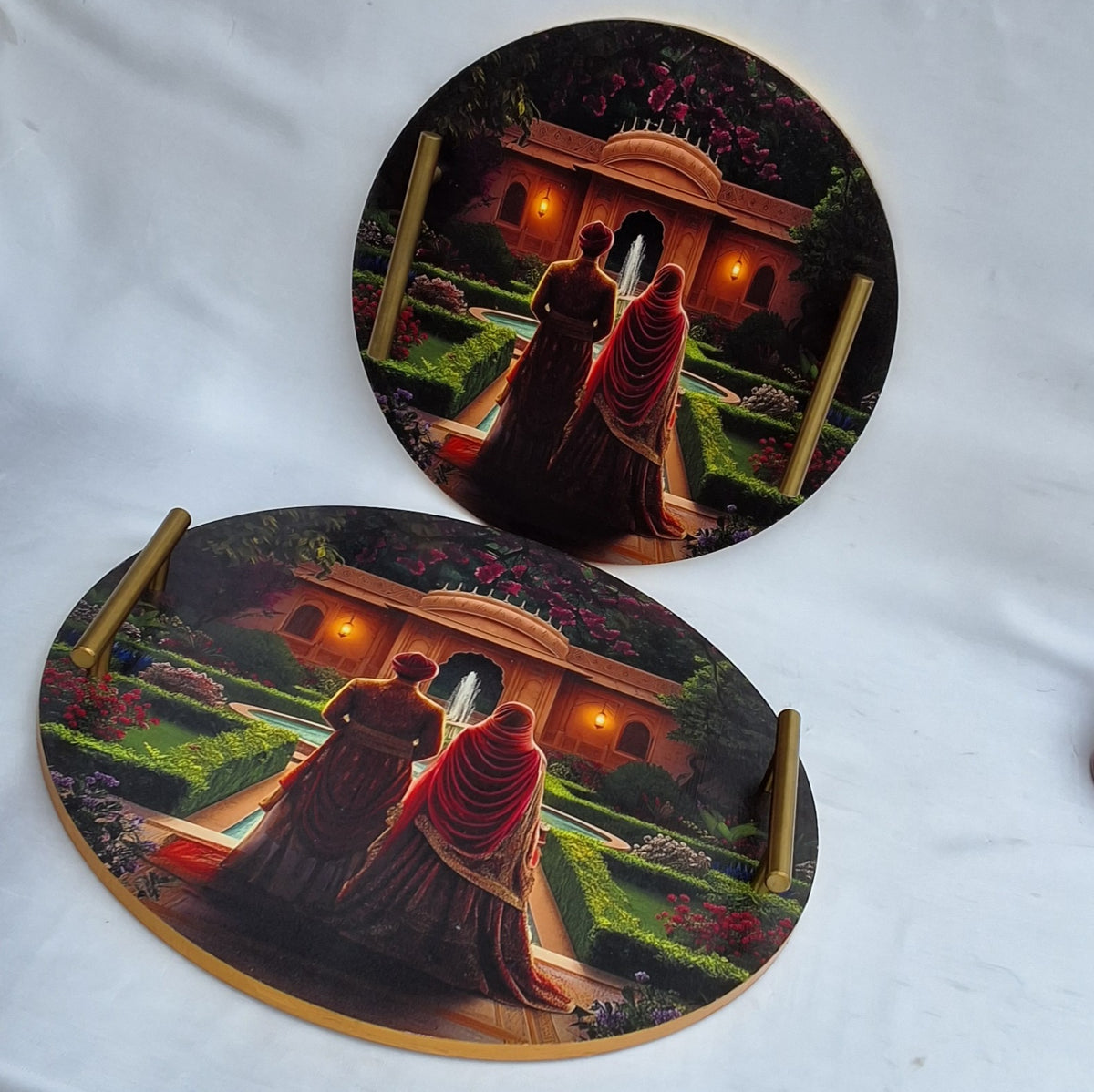 Mughal Garden Tray-Wooden tray