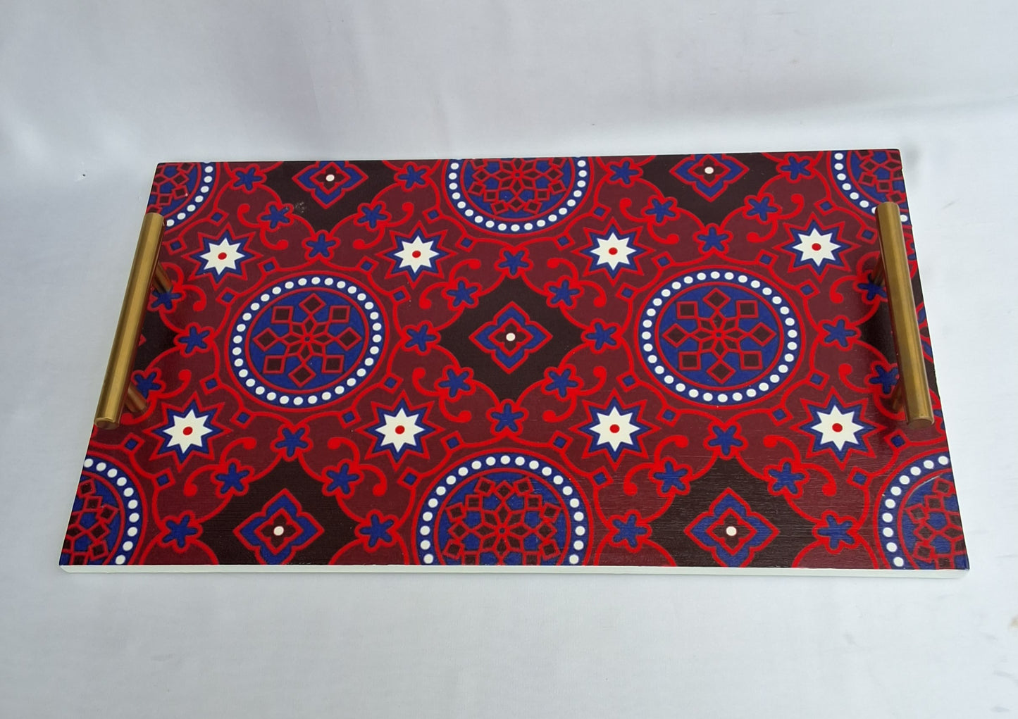 Ajrak Essence Wooden Tray