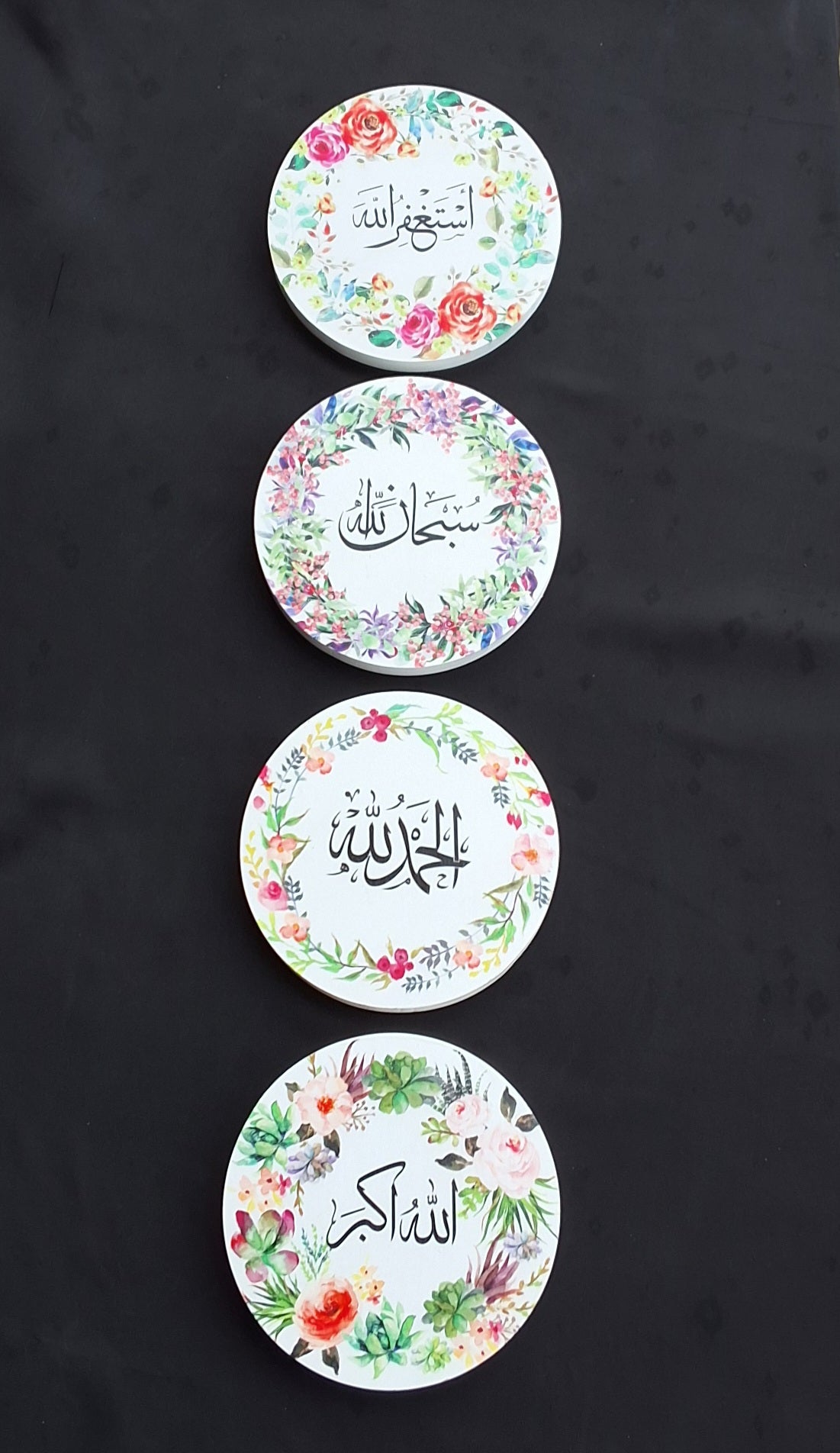 Set of 4 Wooden Wall hangings- Save rs. 800