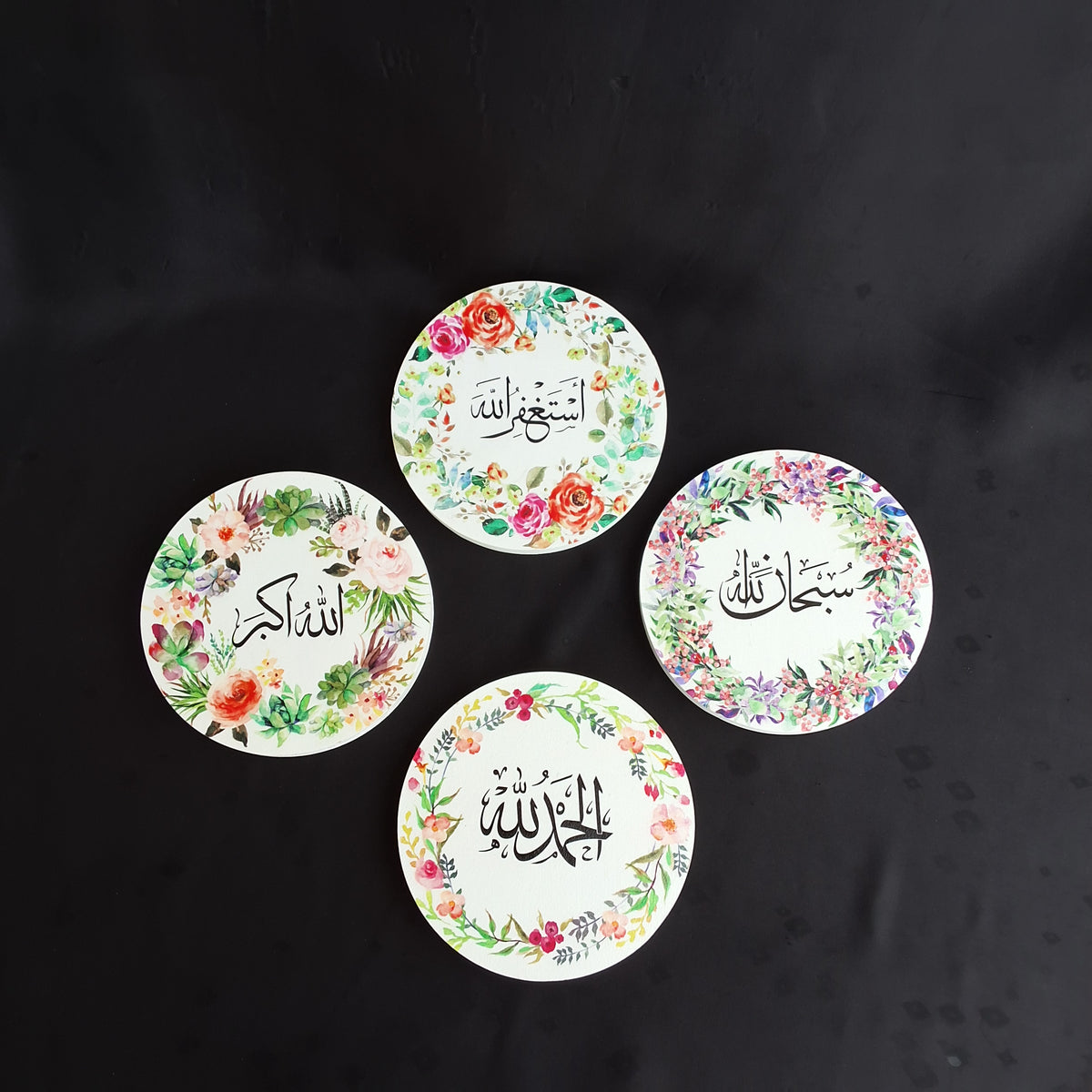 Set of 4 Wooden Wall hangings- Save rs. 800