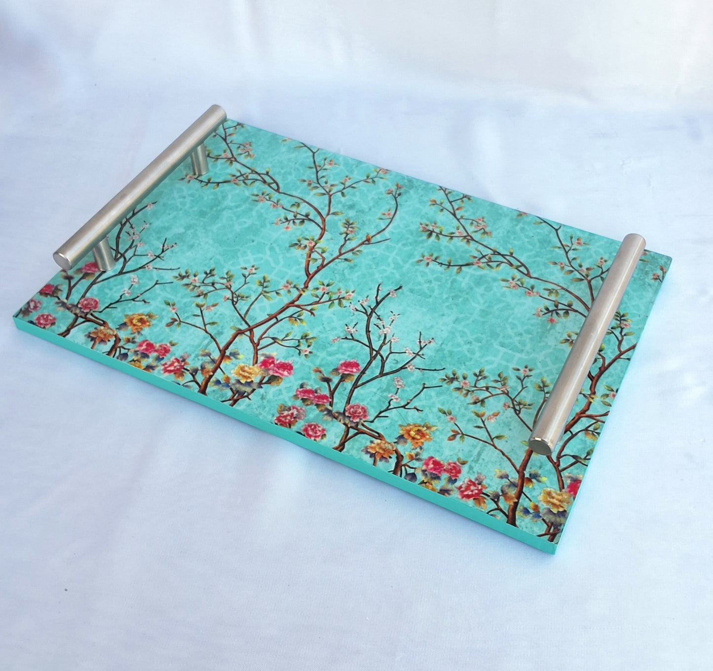 The Turquoise Flair - Wooden Tray
