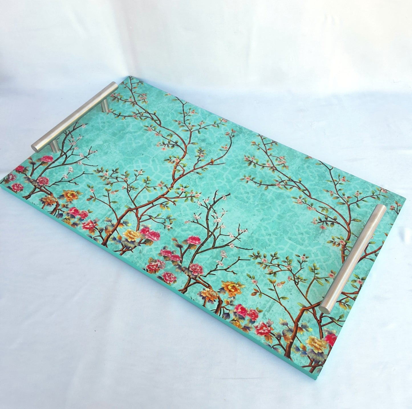 The Turquoise Flair - Wooden Tray
