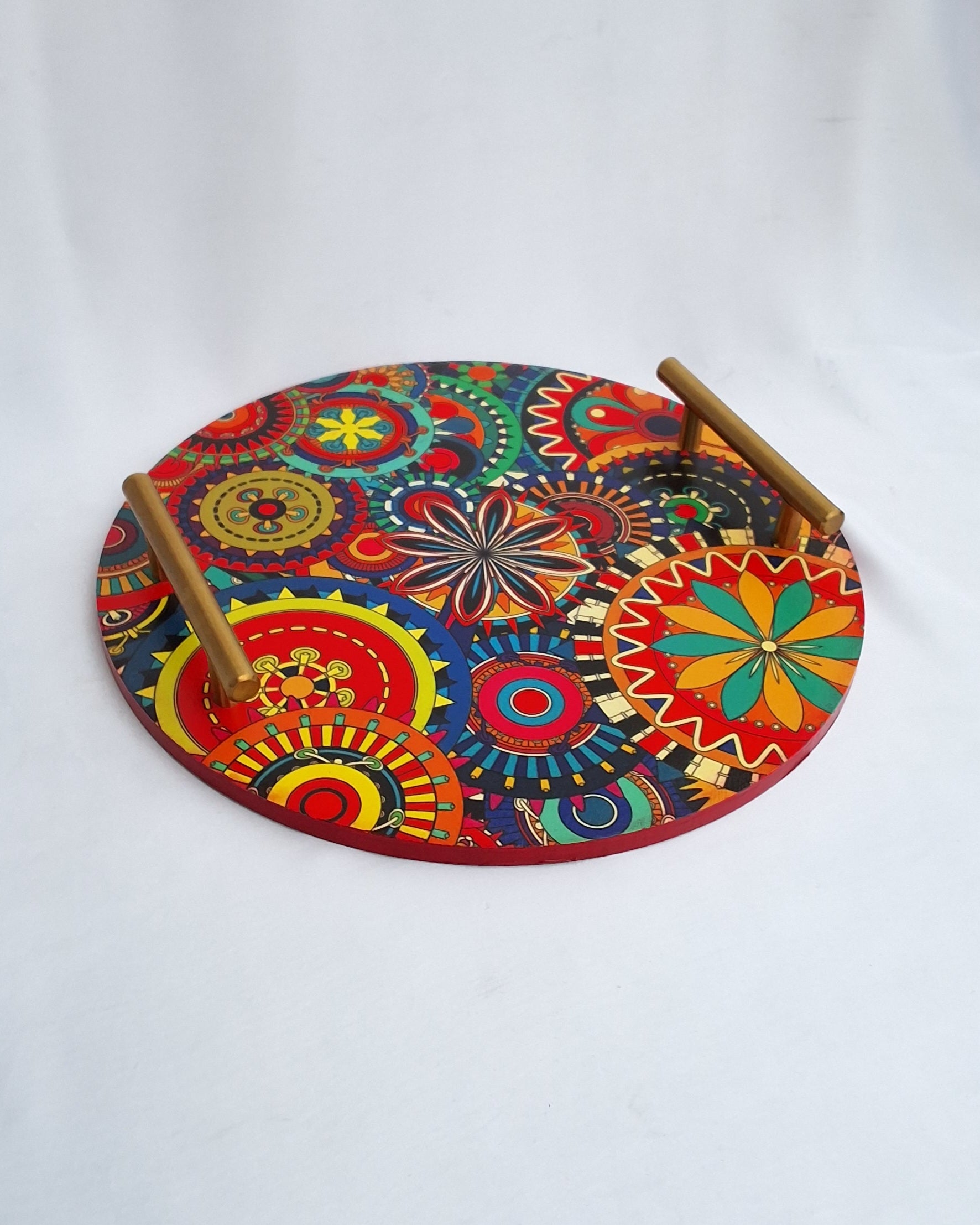 Digitally printed wooden tray used as a serving tray, vanity tray, decorative tray or perfume tray. wooden trays in Pakistan