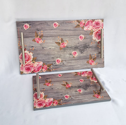 wooden tray in Pakistan. used for serving, as decorative tray, vanity tray and perfume tray. perfect gift idea. 
