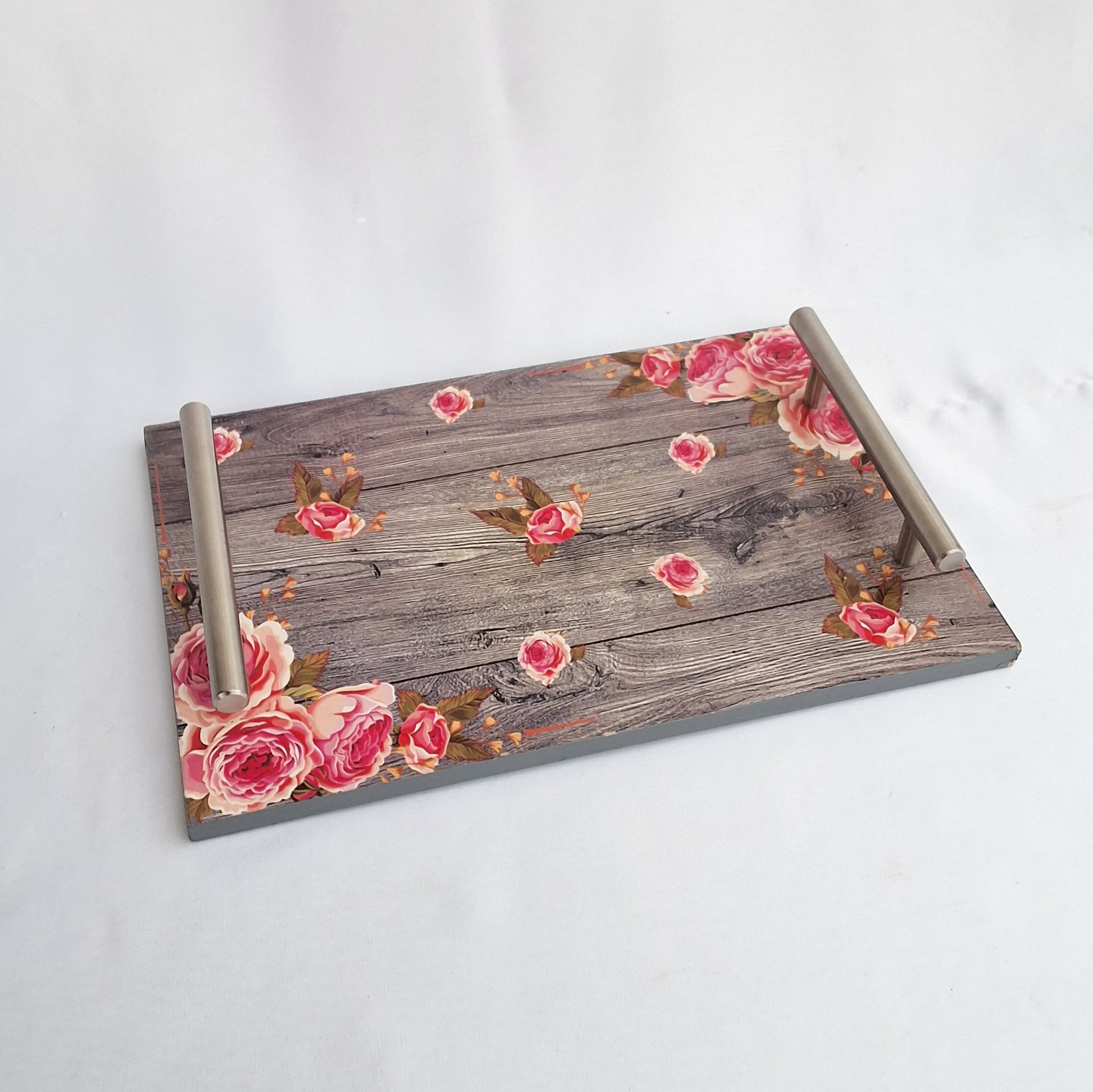 wooden tray in Pakistan. used for serving, as decorative tray, vanity tray and perfume tray. perfect gift idea. 