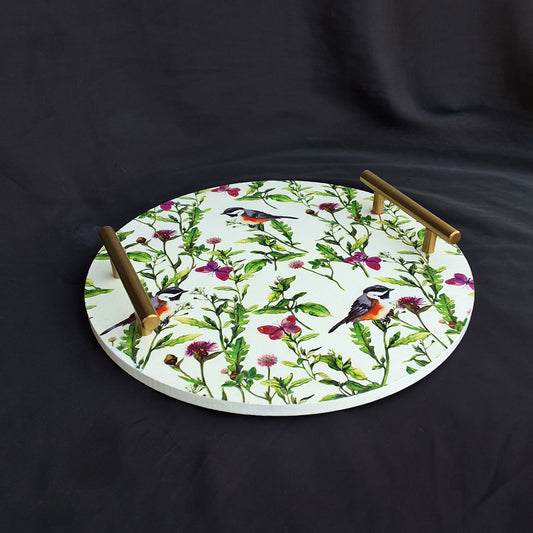 Digitally printed wooden tray in Pakistan. Can be used as serving tray or as decorative tray/ perfume tray / vanity tray.  Perfect gift option. 