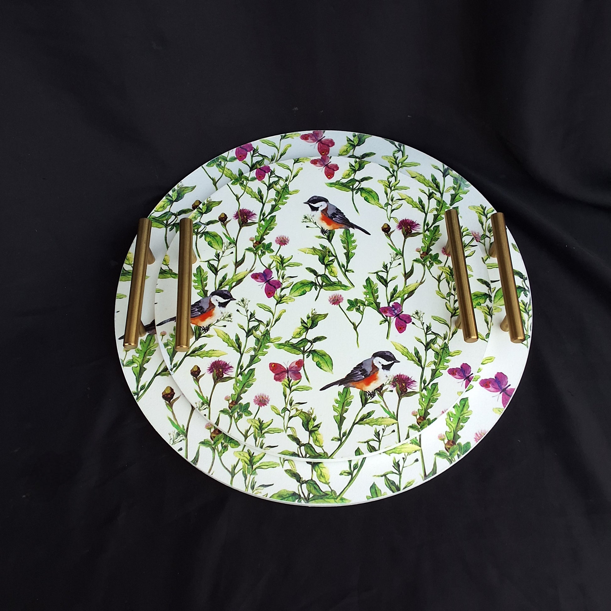 Digitally printed wooden tray in Pakistan. Can be used as serving tray or as decorative tray/ perfume tray / vanity tray.  Perfect gift option. 