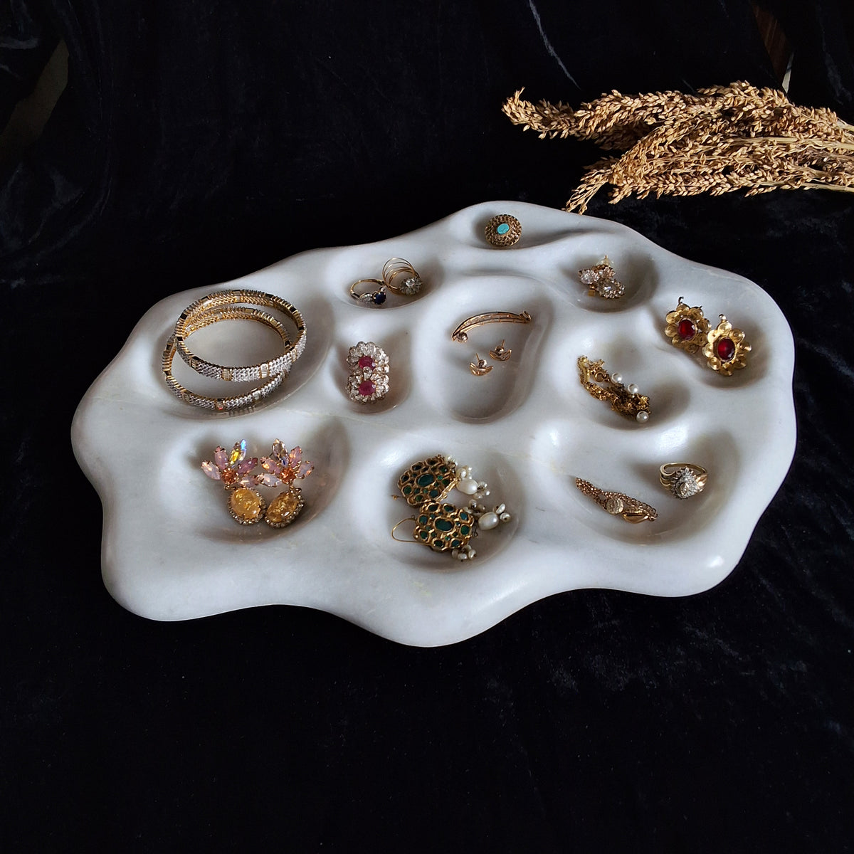 The Cloud Tray - Marble Jewellery Organizer